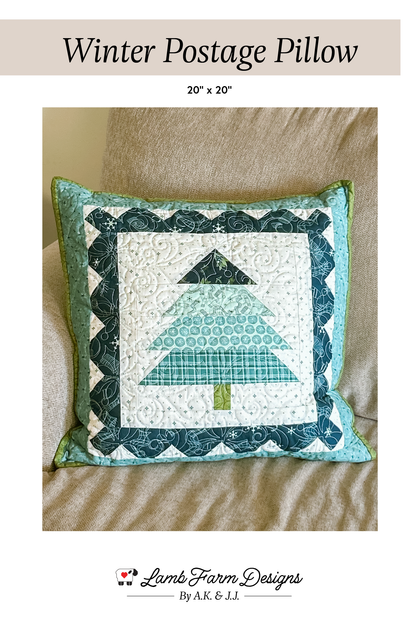 Winter Postage Free Bonus Pillow Pattern