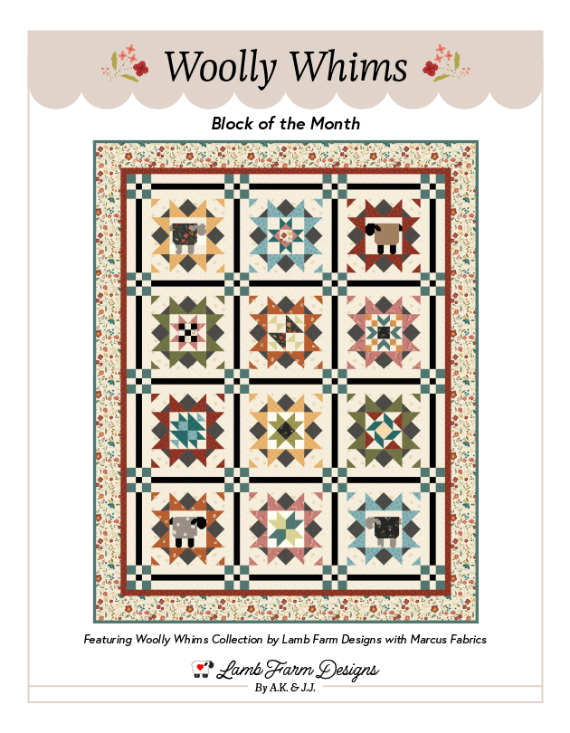 Woolly Whims Quilt Book - Pre-order