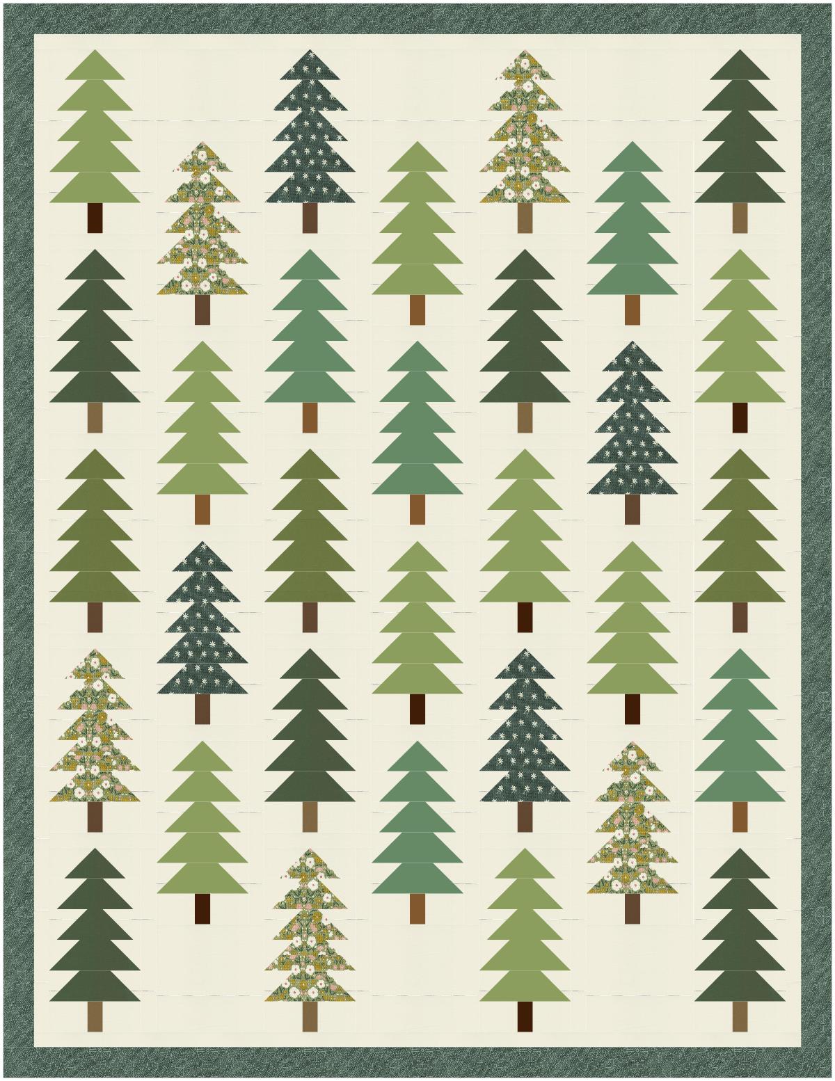 Majestic Pines Free Bonus Pattern for Enchanted Forest