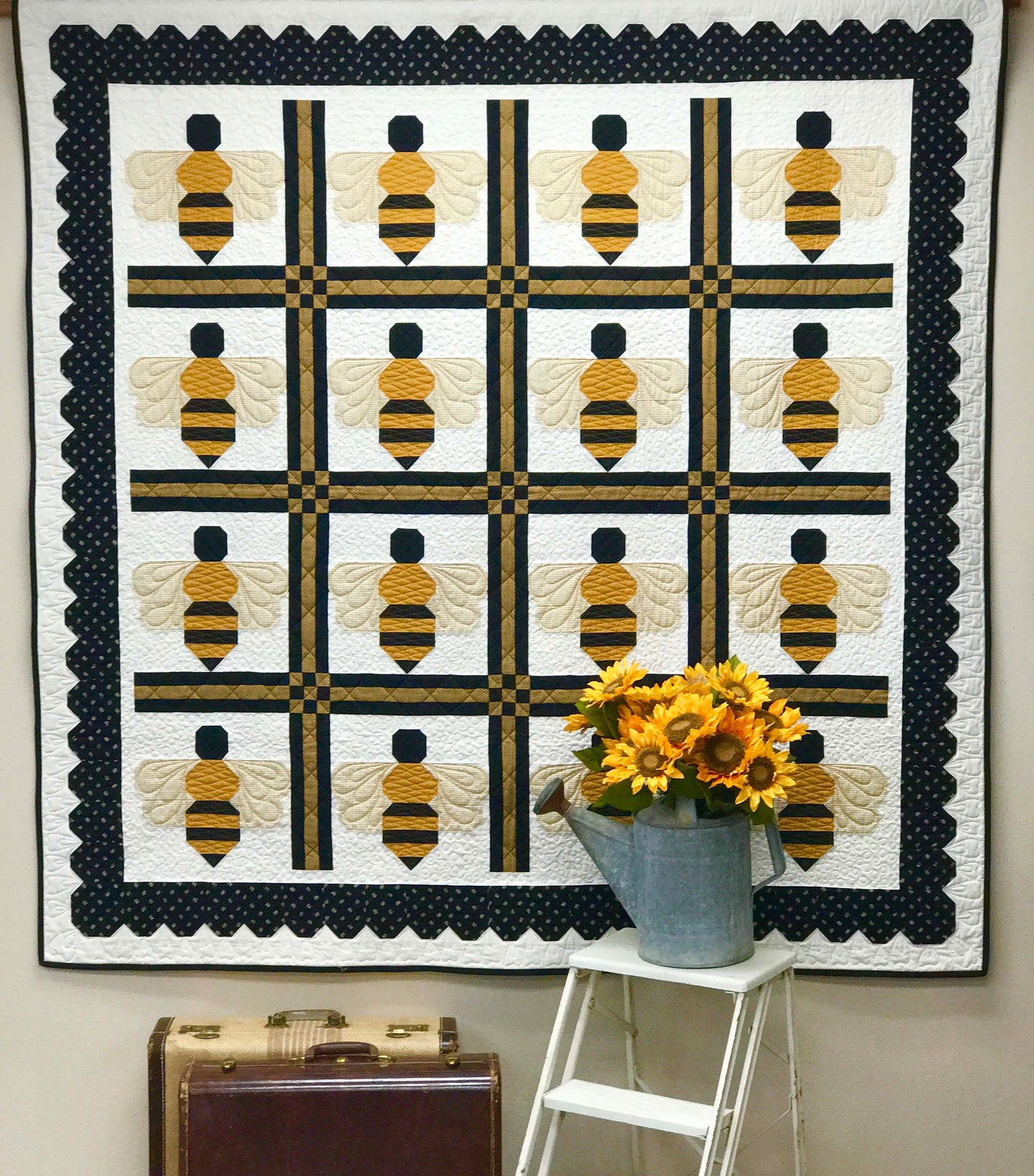 Bees on the Farm Quilt Pattern